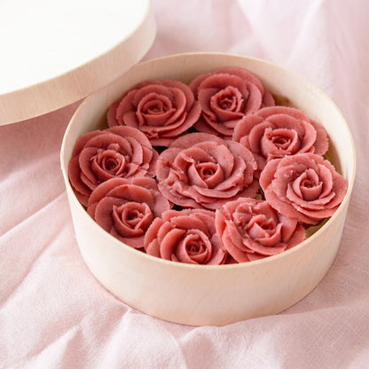 ＜うめとおはぎ＞薔薇のおはぎケーキ【誕生日プレートロウソク選択可能】