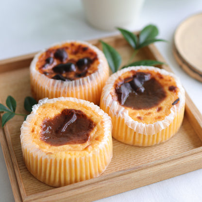 【初めての方限定】お花のおはぎBOX1個とチーズケーキ3個セット【送料分1,010円割引価格】