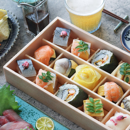 遅れてごめんね！【父の日】父の日手鞠わさび葉寿し15個