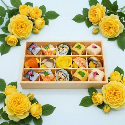 遅れてごめんね！【父の日】父の日手鞠わさび葉寿し15個