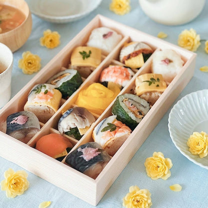 遅れてごめんね！【父の日】父の日手鞠わさび葉寿し15個