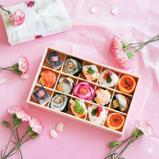 【早割10%OFF母の日包装】はないろ手鞠わさび葉寿し15個