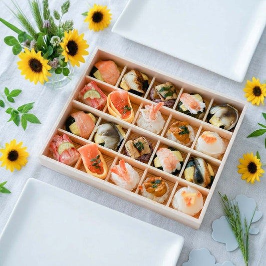 【夏ギフトお中元】はれやか贅沢手鞠わさび葉寿し20個