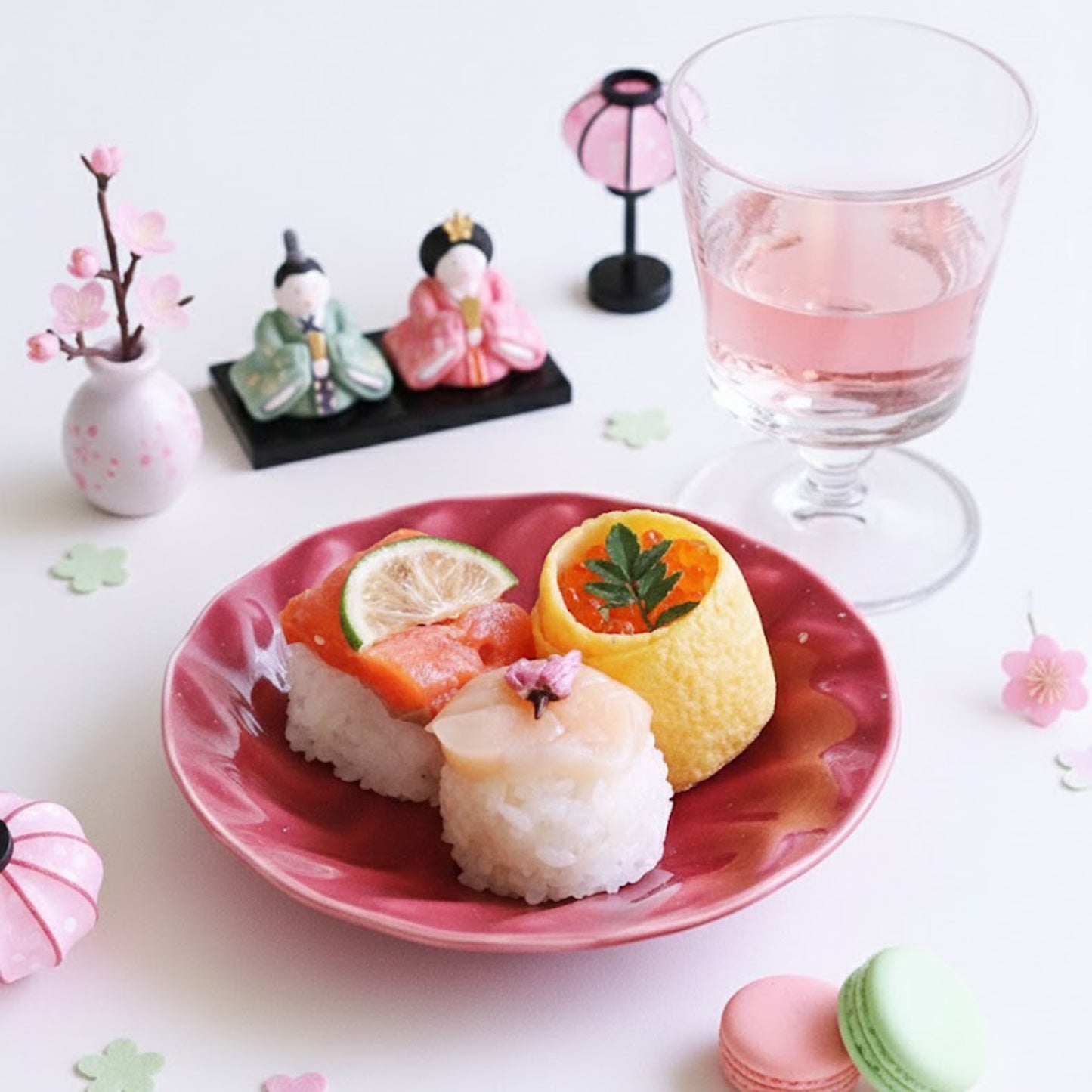 【ひな祭り包装】ひな手鞠寿し12個