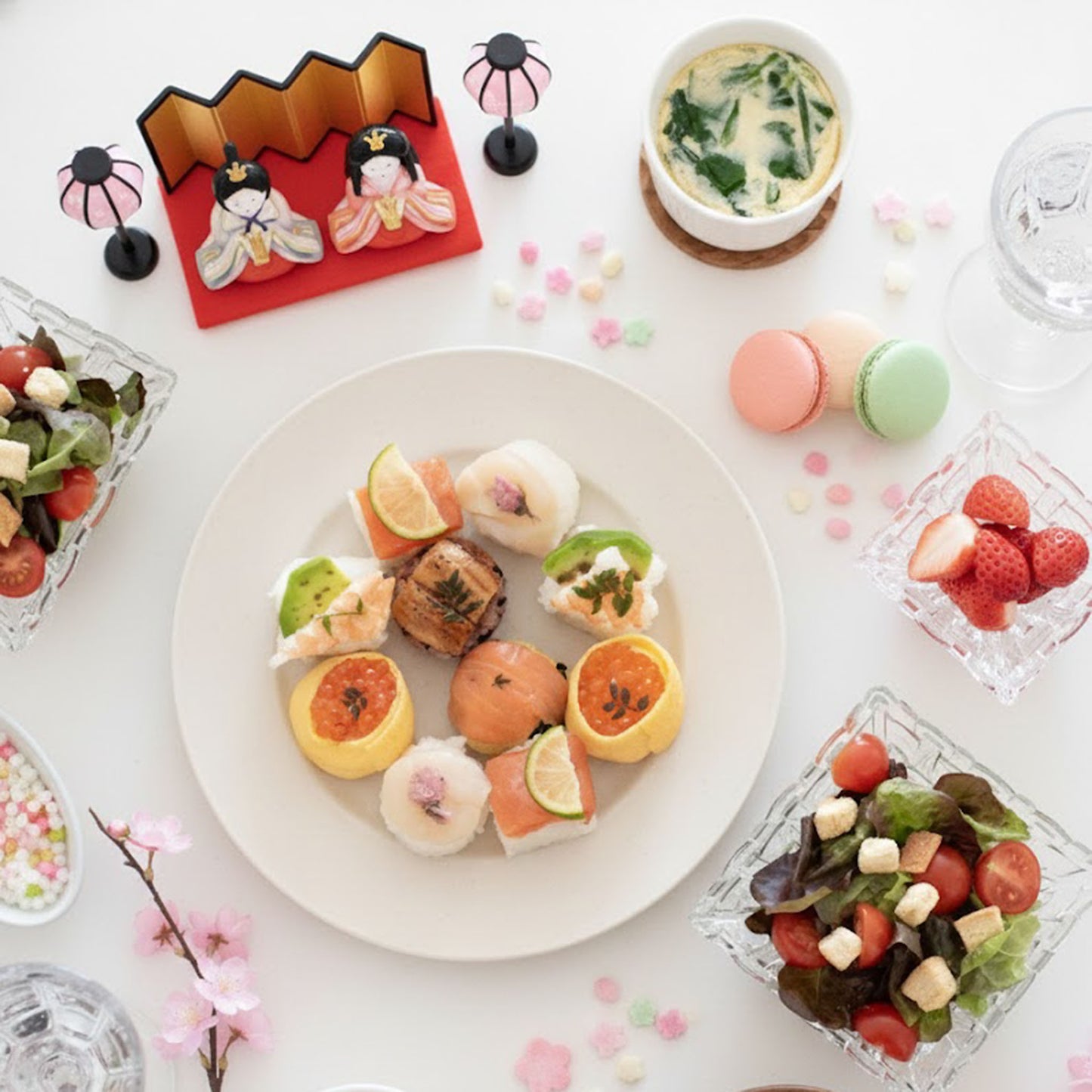 【ひな祭り包装】ひな手鞠寿し12個