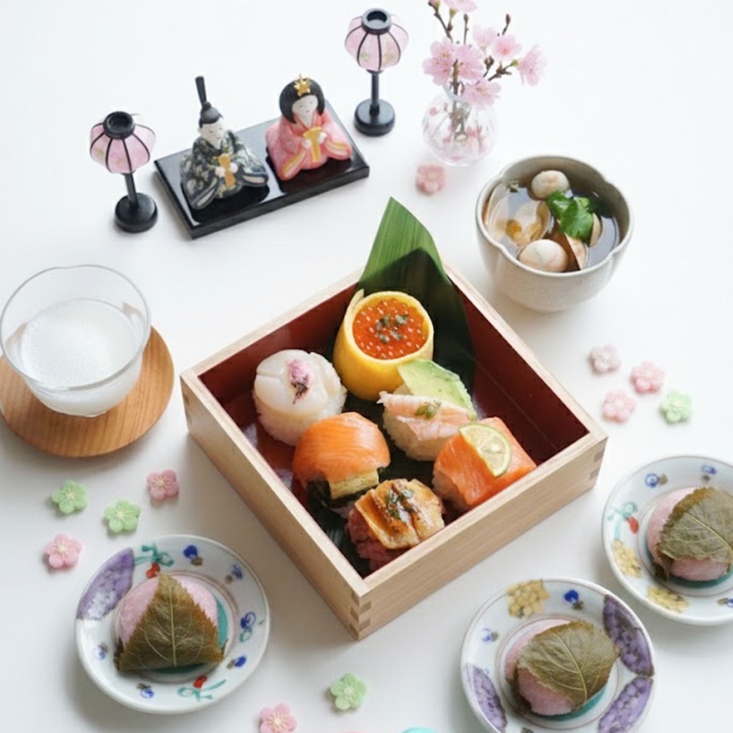 【ひな祭り包装】ひな手鞠寿し12個