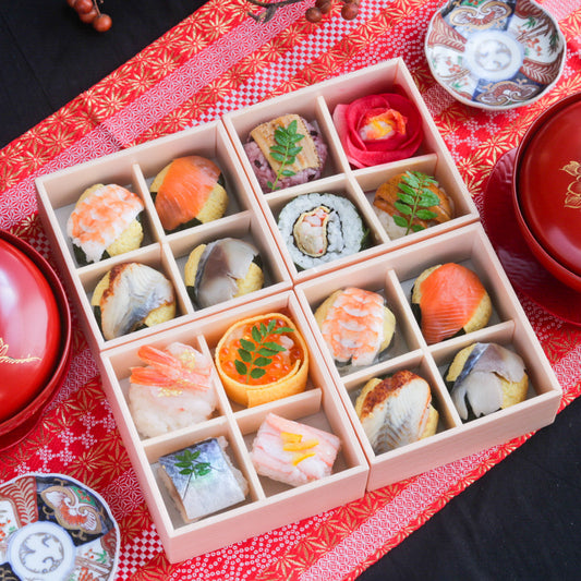 冬のひとおり 手鞠わさび葉寿し