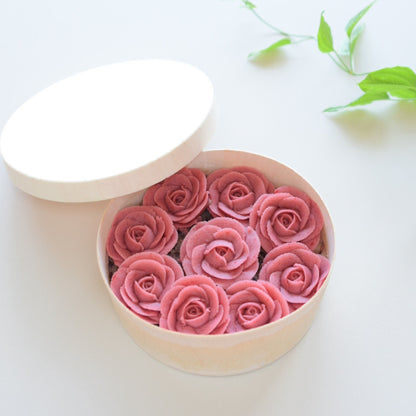 ＜うめとおはぎ＞薔薇のおはぎケーキ【誕生日プレートロウソク選択可能】