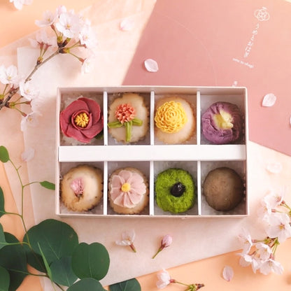 【特別価格20%OFF】＜うめとおはぎ＞秋づくお花のおはぎ８個