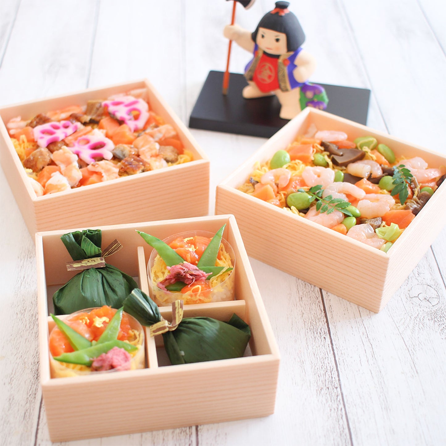 【早割10%OFF】＜こどもの日＞すこやか手鞠とちらし寿司セット