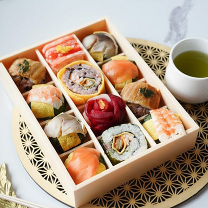 【初めての方限定お試し】うるわし手鞠わさび葉寿し12個【送料分1,010円割引価格】