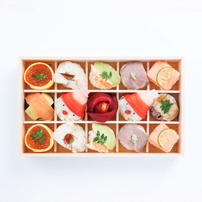 【xmas限定】ホーリークリスマス手鞠わさび葉寿し15個