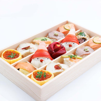 【xmas限定】ホーリークリスマス手鞠わさび葉寿し15個