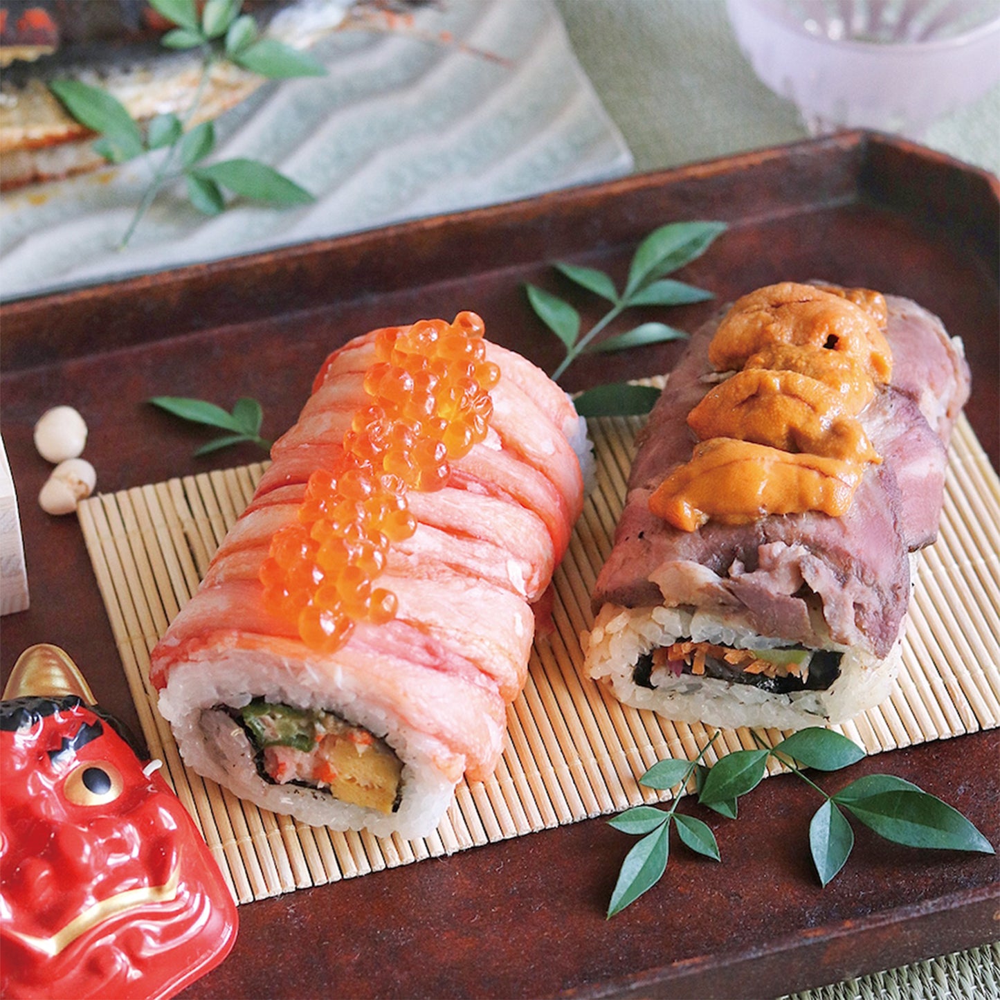 【節分】贅沢づくしの恵方巻-蟹と黒毛和牛ローストビーフの恵方巻２本入-